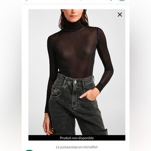 NWT Maison Margiela - Black Sheer  Top medium brand new with tags